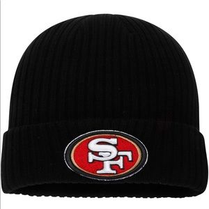 NFL Accessories - 49ers NFL Black Knit Beanie Hat NFL Accessories - 49ers NFL Black Knit Beanie Hat